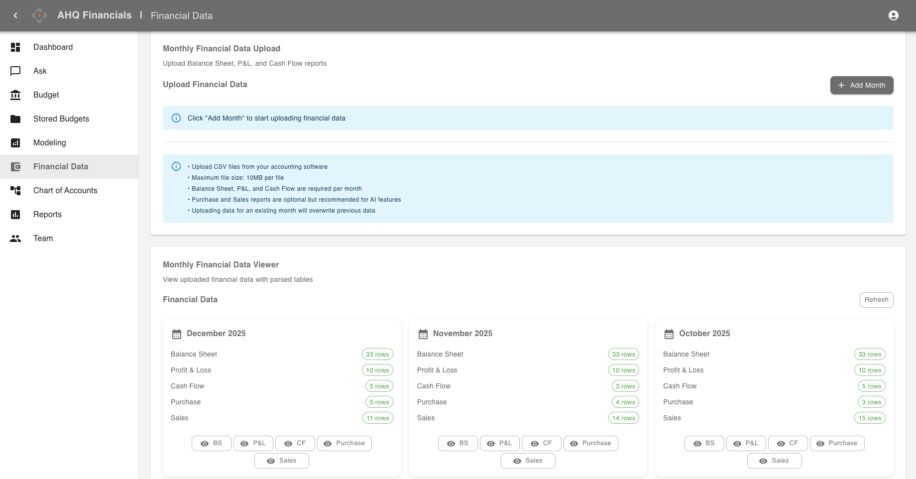 Upload your accounts, skip the manual entry